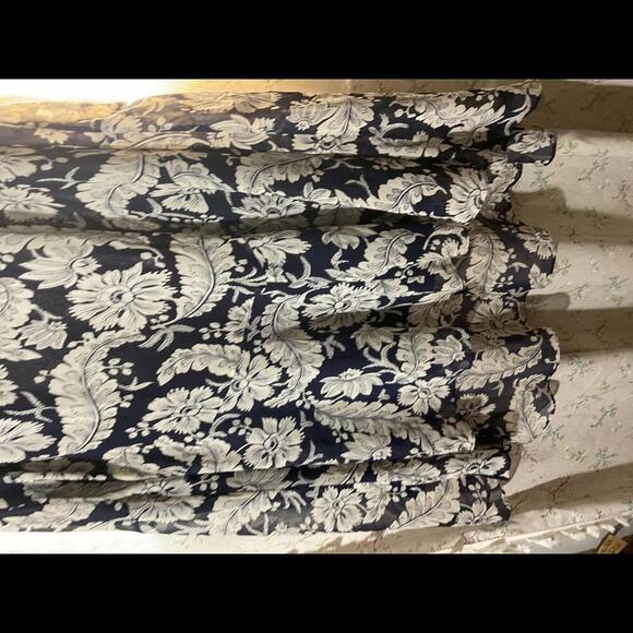 Lauren Ralph Lauren Silk Midi Floral Skirt 18 W - Picture 4 of 9